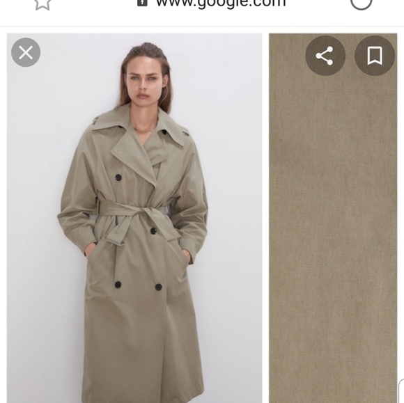 Zara Jackets & Blazers - ZARA Oversized Trench Coat Sz XS